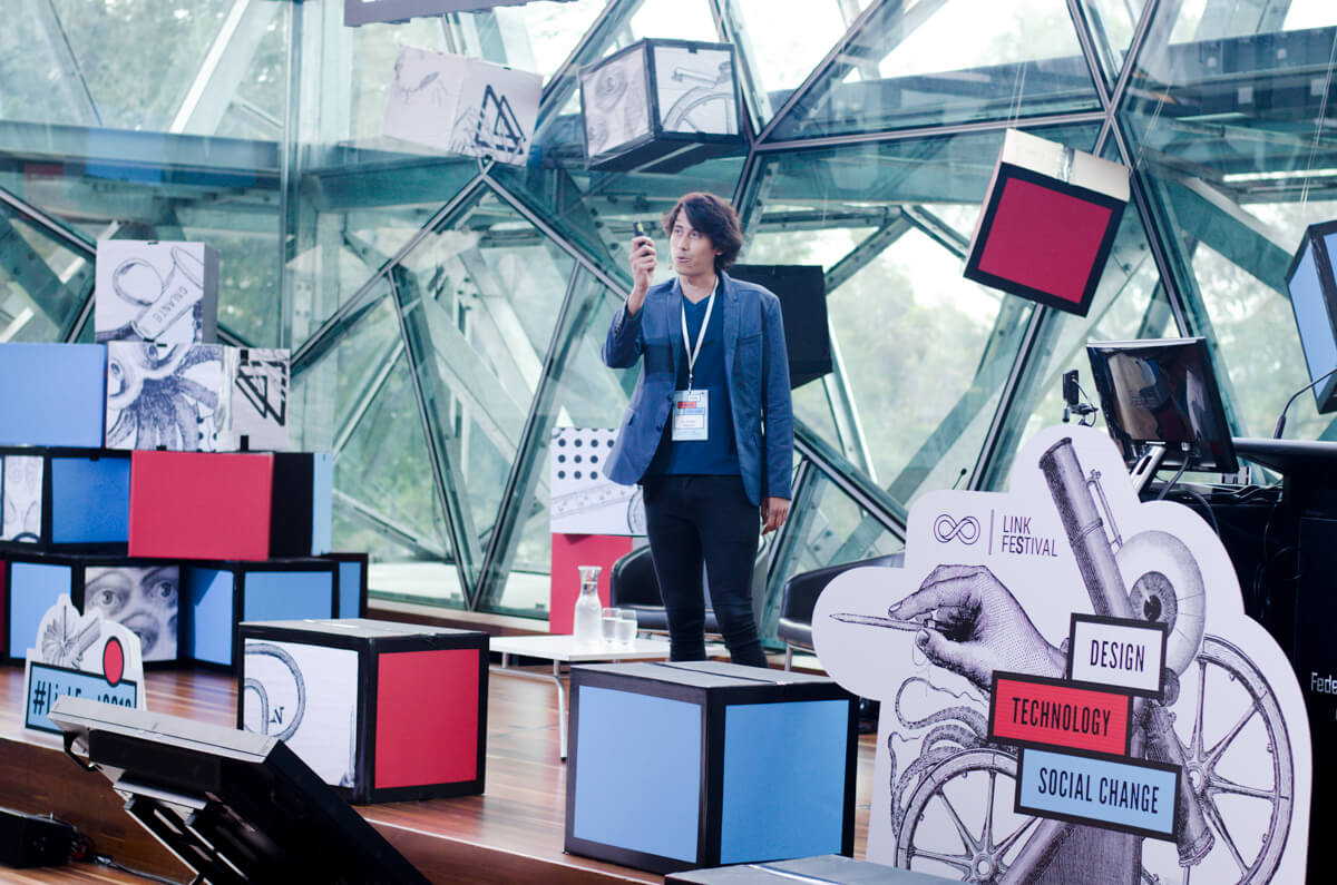 Spatial and experiential design for Link Festival 2016